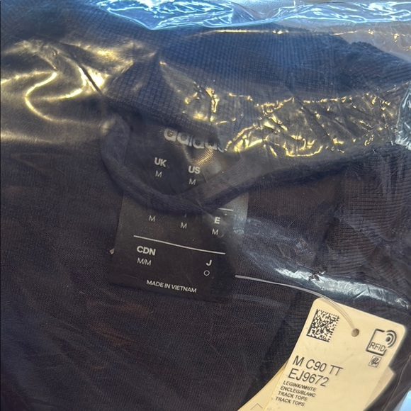 Adidas Navy Full-Zip Jacket - Picture 3 of 3